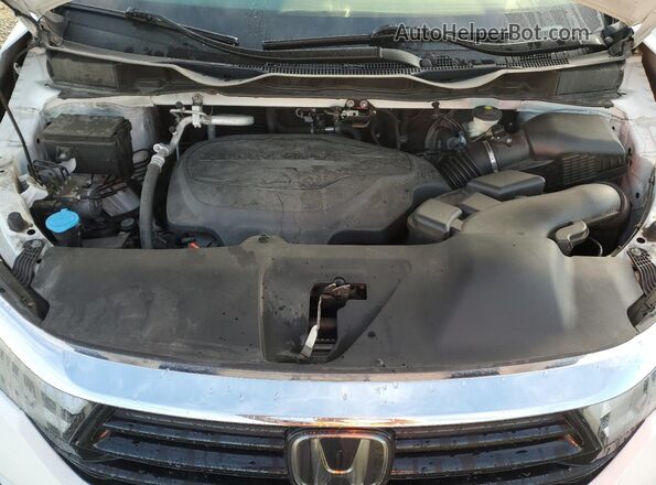 5FNRL6H75NB020952 2022 HONDA ODYSSEY White Vista del compartimento del motor