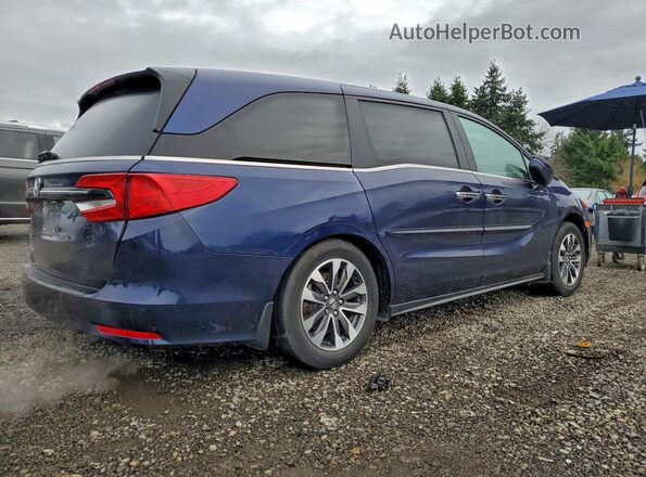 5FNRL6H75NB033992 2022 HONDA ODYSSEY Blue Tył prawy