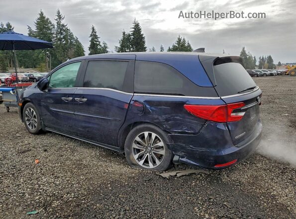 5FNRL6H75NB033992 2022 HONDA ODYSSEY Blue Tył lewy