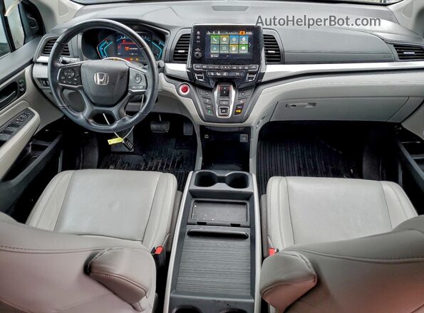 5FNRL6H75NB033992 2022 HONDA ODYSSEY Blue Widok deski rozdzielczej