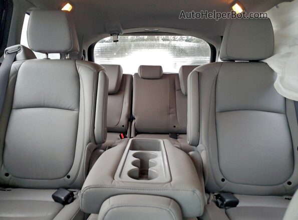 5FNRL6H75NB033992 2022 HONDA ODYSSEY Blue Widok tylnych siedzeń