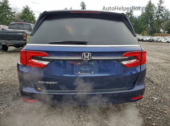5FNRL6H75NB033992 2022 HONDA ODYSSEY Blue Widok z tyłu