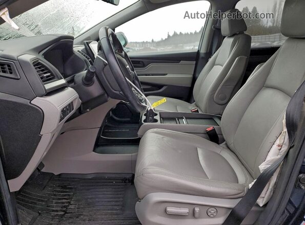 5FNRL6H75NB033992 2022 HONDA ODYSSEY Blue Widok wnętrza z przodu