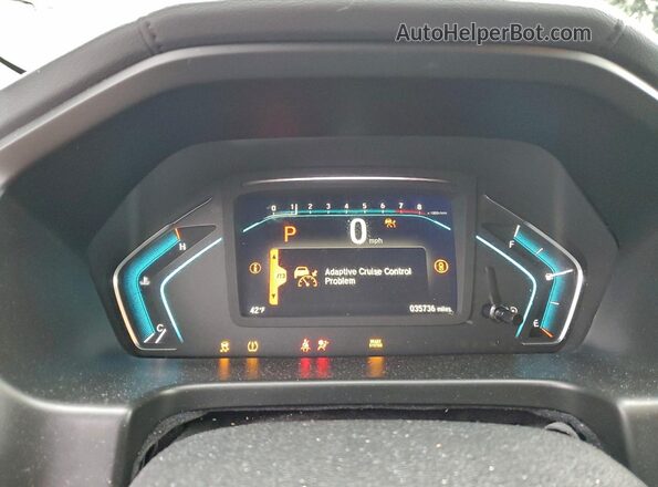 5FNRL6H75NB033992 2022 HONDA ODYSSEY Blue Widok zestawu wskaźników