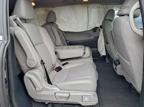 5FNRL6H75NB033992 2022 HONDA ODYSSEY Blue Widok wnętrza z tyłu
