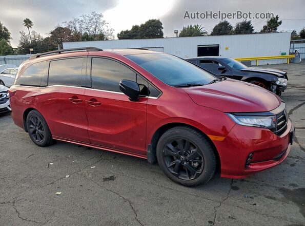 5FNRL6H75PB054926 2023 HONDA ODYSSEY Red 