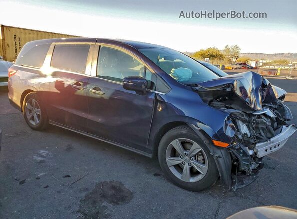 5FNRL6H76JB100674 2018 HONDA ODYSSEY Blue 