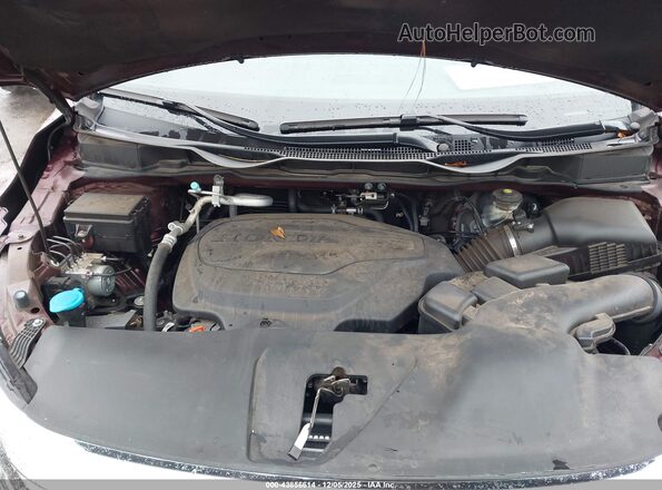 5FNRL6H76MB016245 2021 HONDA ODYSSEY Red Հետևի տեսք