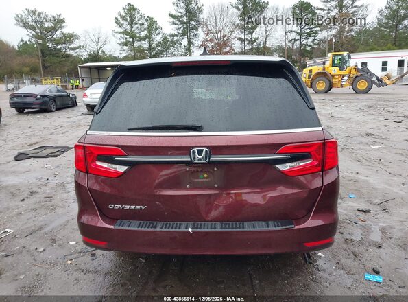 5FNRL6H76MB016245 2021 HONDA ODYSSEY Red 