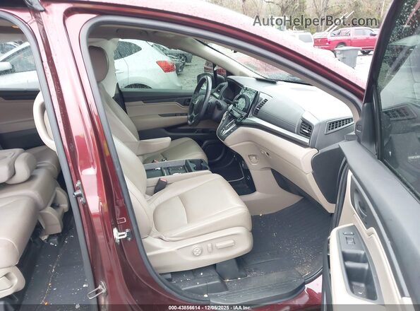 5FNRL6H76MB016245 2021 HONDA ODYSSEY Red Սալոնի դիմացի տեսք