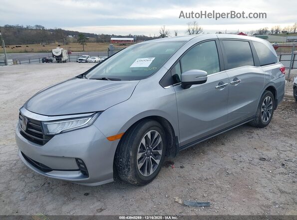 5FNRL6H76NB049408 2022 HONDA ODYSSEY Silver Передня ліва чверть