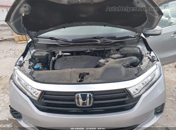 5FNRL6H76NB049408 2022 HONDA ODYSSEY Silver Вид ззаду