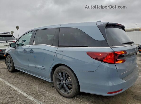 5FNRL6H76RB026927 2024 HONDA ODYSSEY Blue Trasero izquierdo