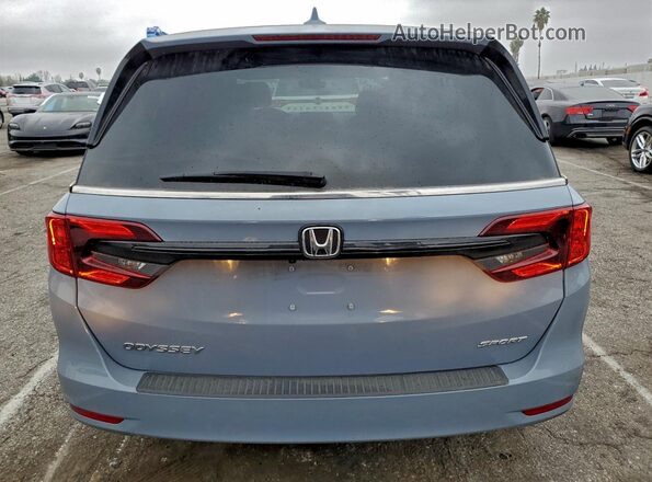 5FNRL6H76RB026927 2024 HONDA ODYSSEY Blue Vista trasera