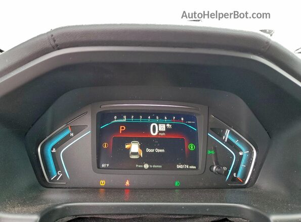 5FNRL6H76RB026927 2024 HONDA ODYSSEY Blue Vista del cuadro de instrumentos