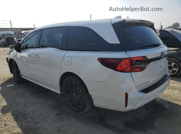 5FNRL6H76SB045192 2025 HONDA ODYSSEY White Հետևի ձախ