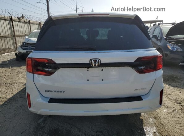 5FNRL6H76SB045192 2025 HONDA ODYSSEY White Հետևի տեսք