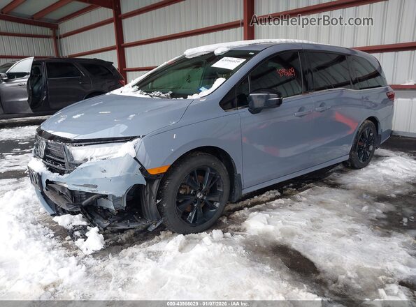 5FNRL6H77PB031907 2023 HONDA ODYSSEY Серый Передняя левая четверть