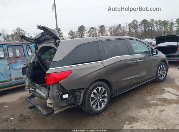 5FNRL6H78NB035493 2022 HONDA ODYSSEY Gray Задня права чверть