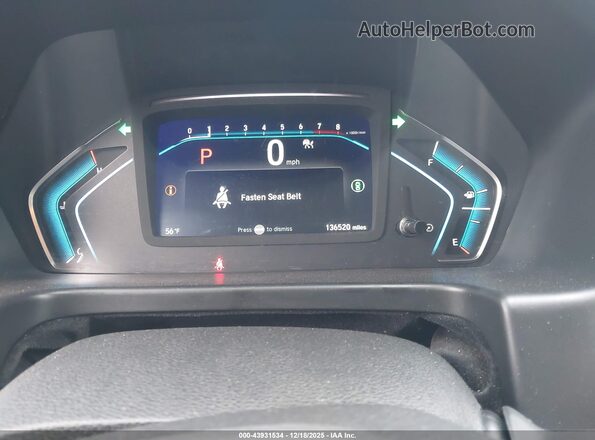 5FNRL6H78NB035493 2022 HONDA ODYSSEY Gray Вид задніх сидінь