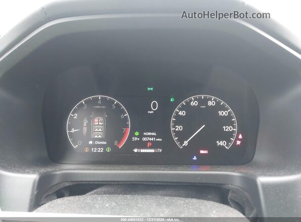 5FNRL6H78SB036798 2025 HONDA ODYSSEY Black Vista de los asientos traseros