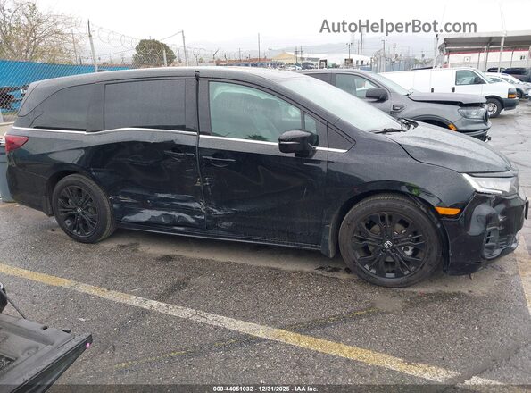 5FNRL6H78SB036798 2025 HONDA ODYSSEY Black Vista interior trasera