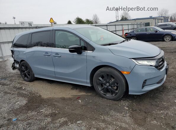 5FNRL6H79RB063292 2024 HONDA ODYSSEY Blue წინა მარჯვენა