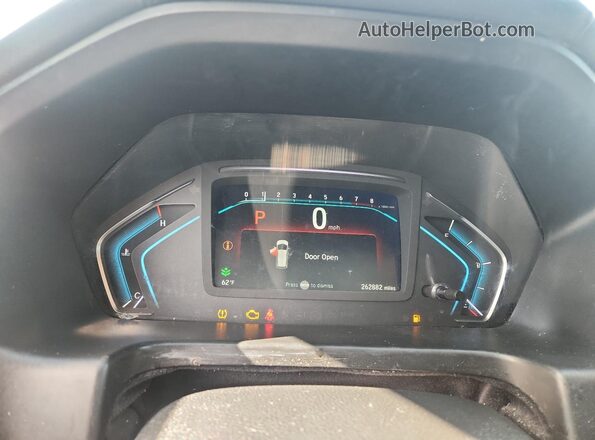 5FNRL6H7XLB025867 2020 HONDA ODYSSEY Black Vista del cuadro de instrumentos