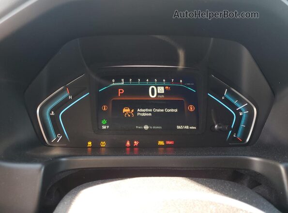 5FNRL6H7XMB026146 2021 HONDA ODYSSEY White Вид щитка приладів