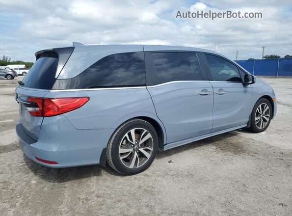 5FNRL6H80RB019769 2024 HONDA ODYSSEY Синий Задняя правая четверть