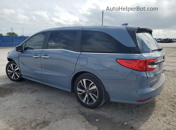5FNRL6H80RB019769 2024 HONDA ODYSSEY Синий Задняя левая четверть
