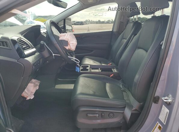 5FNRL6H80RB019769 2024 HONDA ODYSSEY Синий Вид салона спереди