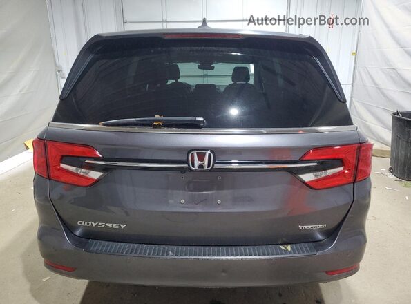 5FNRL6H81MB031681 2021 HONDA ODYSSEY Gray უკანა ხედი