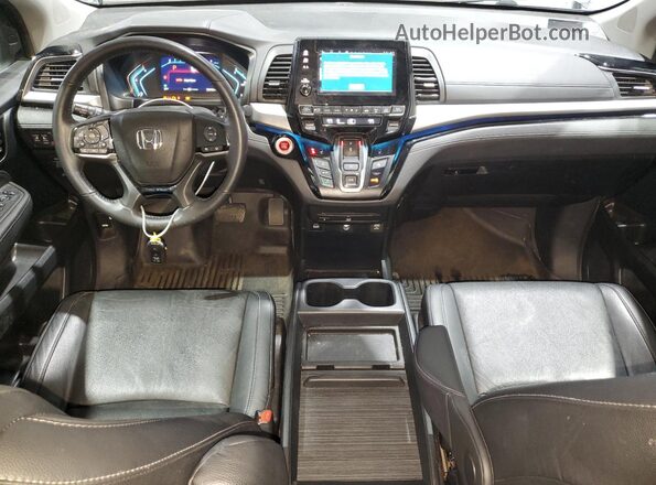 5FNRL6H81MB031681 2021 HONDA ODYSSEY Gray წინა პანელის ხედი
