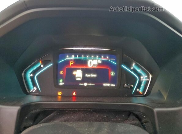 5FNRL6H81MB031681 2021 HONDA ODYSSEY Gray ხელსაწყოთა პანელის ხედი