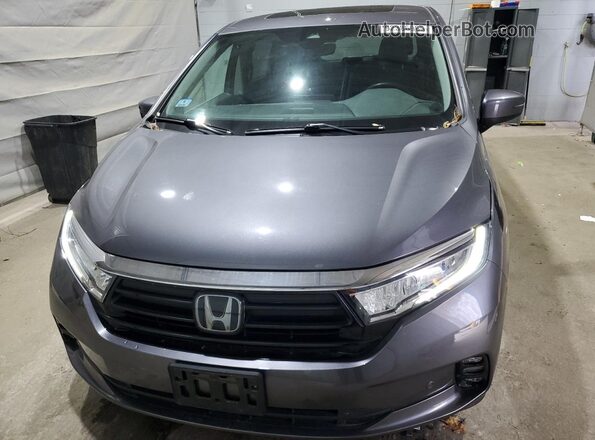 5FNRL6H81MB031681 2021 HONDA ODYSSEY Gray წინა ხედი