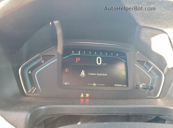 5FNRL6H82NB012560 2022 HONDA ODYSSEY White Instrument cluster view