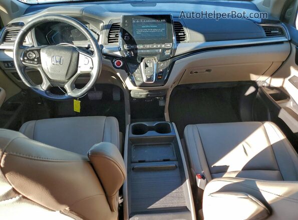 5FNRL6H82NB012560 2022 HONDA ODYSSEY White Dashboard view