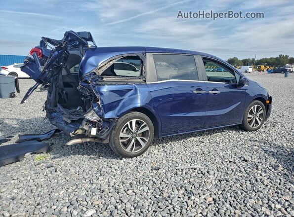 5FNRL6H83RB008040 2024 HONDA ODYSSEY Blue Trasero derecho