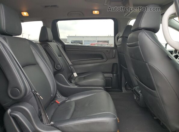 5FNRL6H84NB010602 2022 HONDA ODYSSEY Black Rear interior view