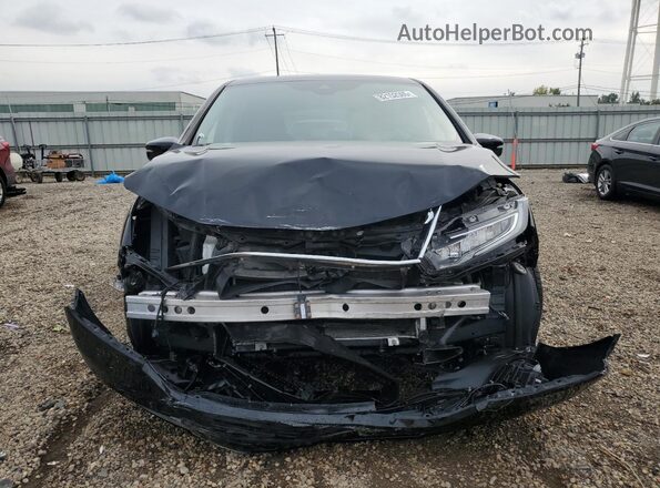 5FNRL6H84NB010602 2022 HONDA ODYSSEY Black Front view