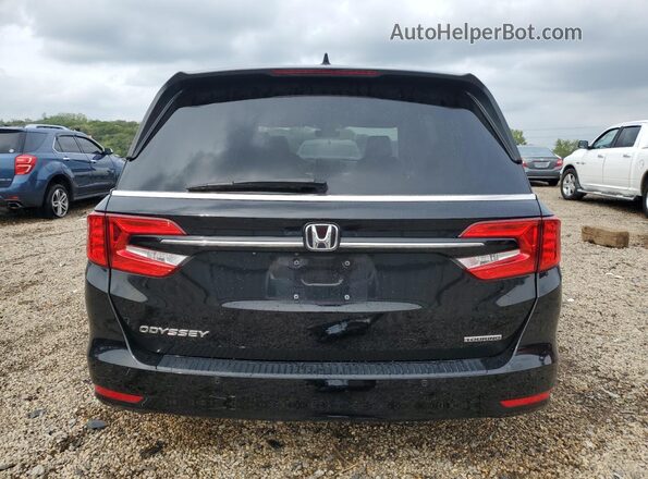 5FNRL6H84NB010602 2022 HONDA ODYSSEY Black Rear view
