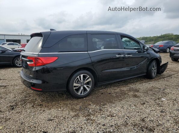 5FNRL6H84NB010602 2022 HONDA ODYSSEY Black Rear right