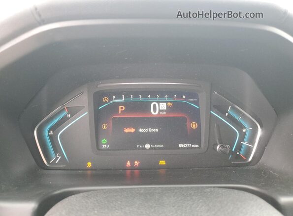 5FNRL6H84NB010602 2022 HONDA ODYSSEY Black Instrument cluster view