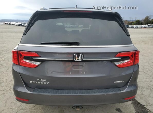5FNRL6H85MB032574 2021 HONDA ODYSSEY Серый Вид сзади