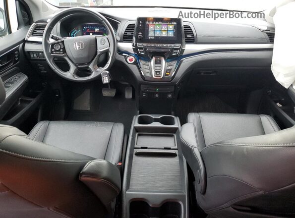 5FNRL6H85MB032574 2021 HONDA ODYSSEY Серый Вид панели приборов