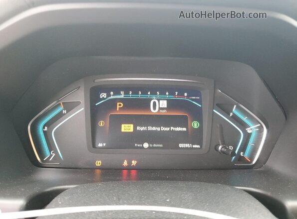 5FNRL6H85MB032574 2021 HONDA ODYSSEY Серый Вид щитка приборов