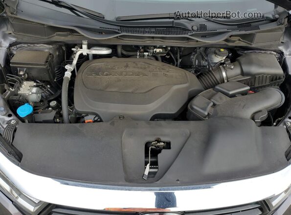 5FNRL6H85MB032574 2021 HONDA ODYSSEY Серый Вид подкапотного пространства