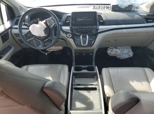 5FNRL6H85NB021396 2022 HONDA ODYSSEY Silver Вид панелі приладів