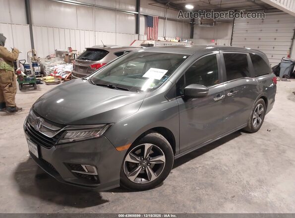 5FNRL6H86JB007596 2018 HONDA ODYSSEY Gray 